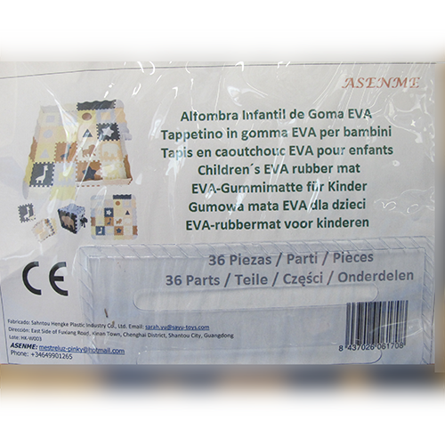 ASENME Puzzle-Spielmatte: Foto zur Produktwarnung vom 03.07.2026