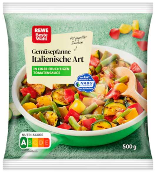 Eurogroup España Frutas y Verduras S.A.U REWE Beste Wahl Italienisches Pfannengemüse: Foto zur Rückruf vom 16.03.2026