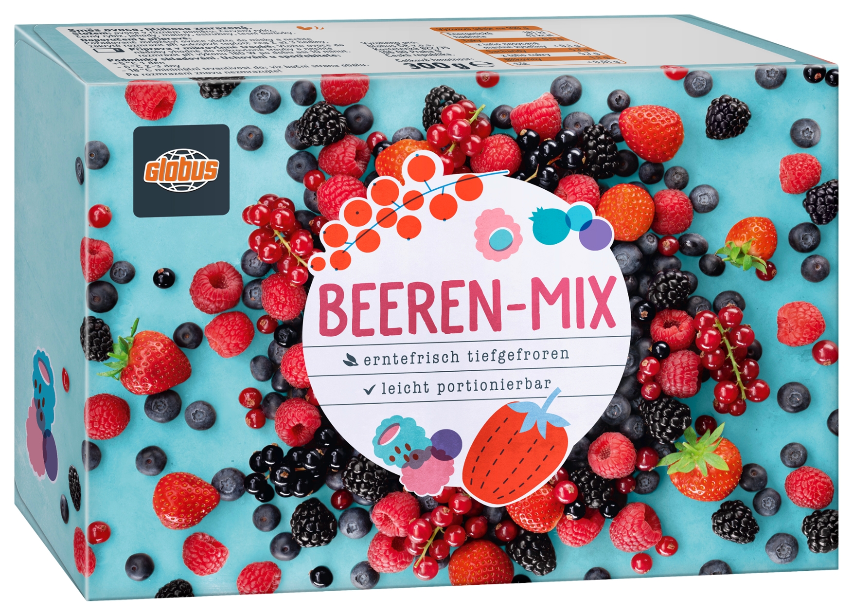 Globus Beeren-Mix, tiefgekühlt, 300 Gramm: Foto zur Rückruf vom 08.05.2026