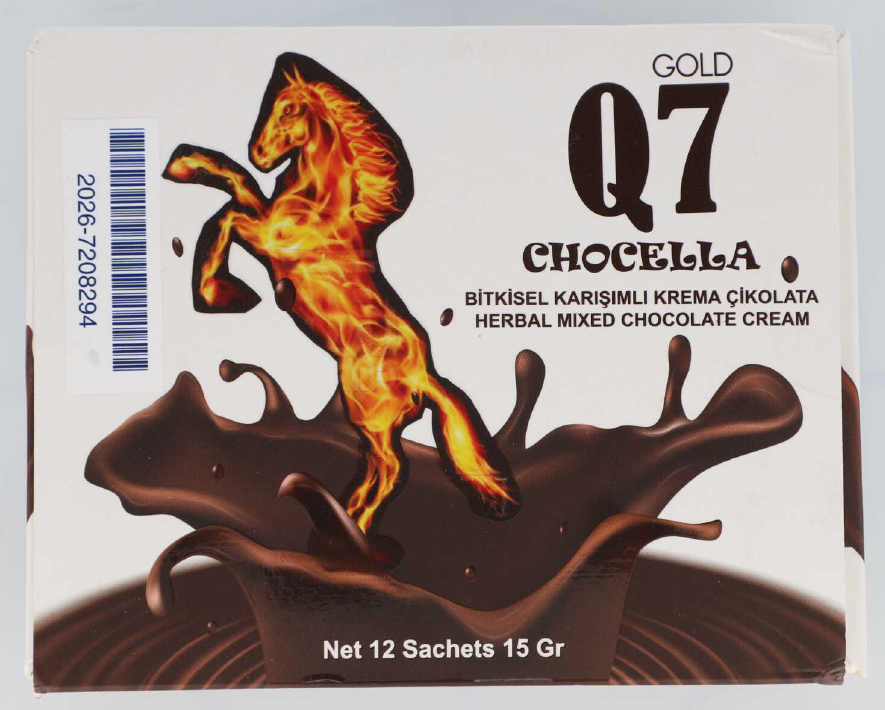 www.goldq7bitkisel.com Gold Q7 Chocella, Herbal Mixed Chocolate Cream: Foto zur Produktwarnung vom 11.06.2026