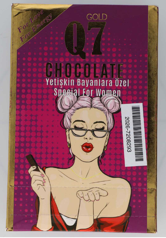 www.goldq7bitkisel.com Gold Q7 Chocolate, For Love For Energy (Women): Foto zur Produktwarnung vom 11.06.2026