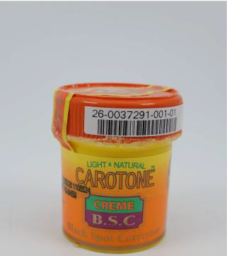 Firma Kashmir Basar Hautbleichmittel „Carotone Black Spot Corrector“, 30 Milliliter: Foto zur Produktwarnung vom 01.06.2026