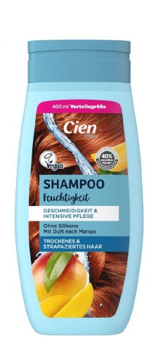 Lidl Stiftung Cien Shampoo Feuchtigkeit, 400 Milliliter: Foto zur Rückruf vom 19.06.2026