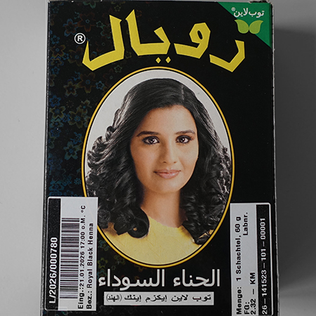 Royal Black Henna: Foto zur Rückruf vom 15.05.2026