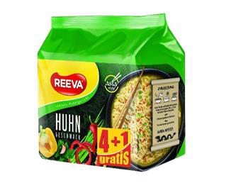 SLCO Instant Nudelgericht „Huhn Geschmack“, 5er Pack / 4+1 Gratis: Foto zur Rückruf vom 18.05.2026